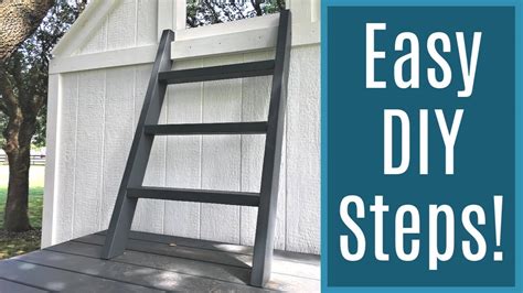 How To Build A Step Ladder Make An EASY DIY Ladder For A Playhouse