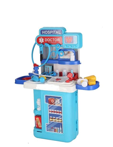 Buy Naar Pretend Play Mobile Hospital Doctor Kit Play Set Trolley For