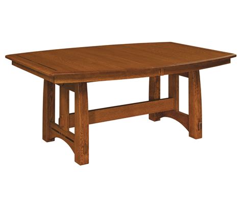 Colebrook Trestle Table Welcome Amish Furniture Albertville Mn