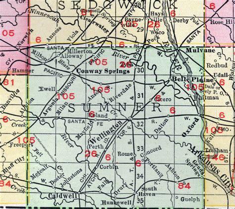 Sumner County Kansas Map – Interactive Map