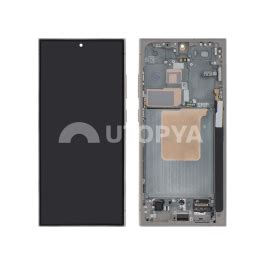 Ecran Complet Titane Gris Galaxy S Ultra S B Avec Ch Ssis