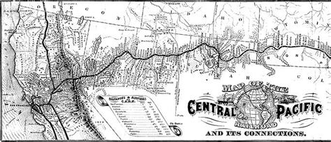 Central Pacific Railroad Route Map