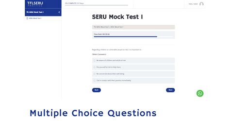 Tfl Seru Mock Test Pack Official Format Serupractice