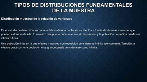 Distribuciones Fundamentales De Muestreopptx