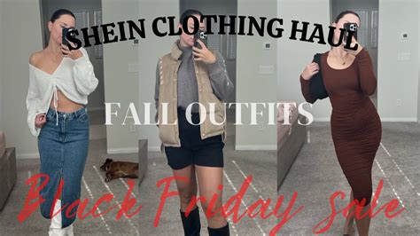 SHEIN Black Friday Sale Clothing Try On Haul Trending Outfits Gifts