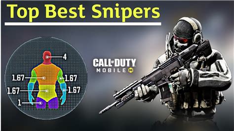 Top Best Snipers In Call Of Duty Mobile YouTube