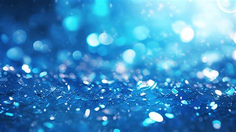 Sparkling Blue Glitter Background Blue Glitter Paillette Blue