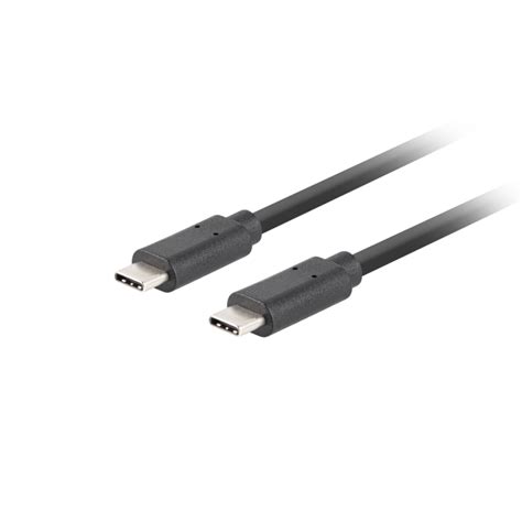 Cable Usb C Lanberg Gen Macho Macho Gb S Pd W M Negro