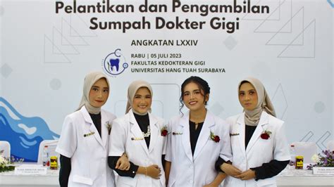 4 Orang Dokter Gigi Baru Diambil Sumpahnya Oleh Dekan FKG UHT