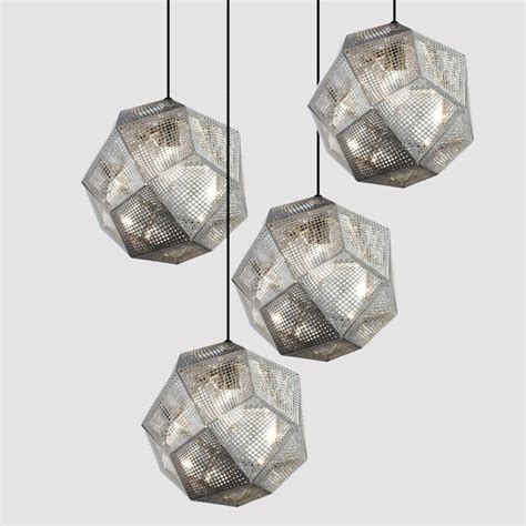 Geometric Globe Metal Mesh Gold Silver Industrial Pendant Light – Mugba