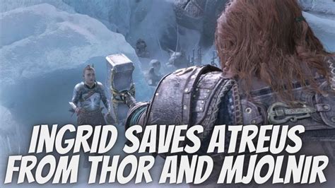 Ingrid Saves Atreus God Of War Ragnarok Youtube