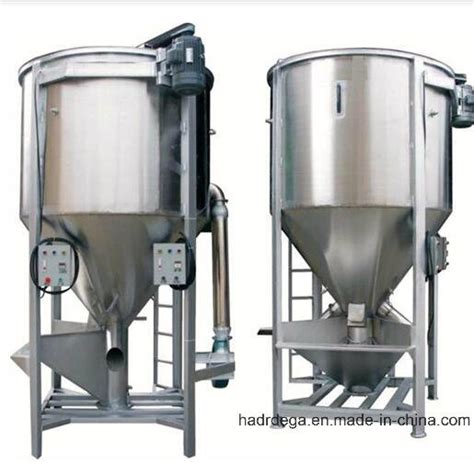 Industrial Vertical Mixer For Plastic Drying Industrial Vertical