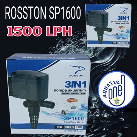 Jual Mesin Pompa Celup Ph ROSSTON SP 1600 Waterpump Aquarium Water Pump