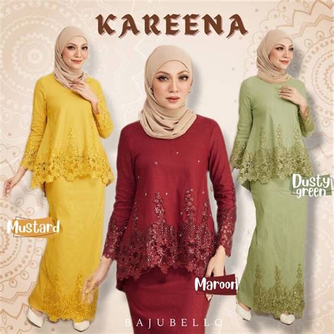 Raya Kareena Ohio Kurung Kenuri Bridesmaid Kurung Kedah Mini