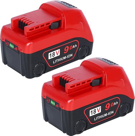 Amazon SUnMilY Upgraded 2Pack 9 0Ah Replacement For Milwaukee M18