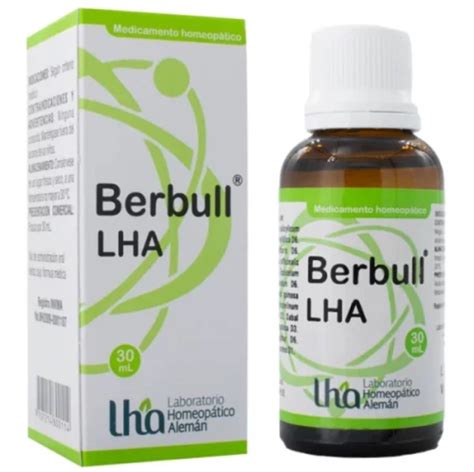 BERBULL GOTAS LHA FRASCO 30 ML HOMEOPATICO ALEMAN MiPyme Store