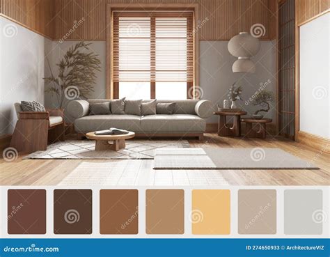 interior design scene  palette color  colors  patterns