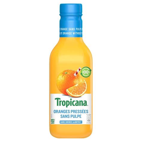 Jus D Orange Frais Sans Pulpe Re R Colte Pur Jus Tropicana La