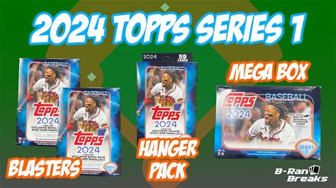 2024 Topps Series 1 Baseball Retail Rundown Mega Blaster Hanger Fat