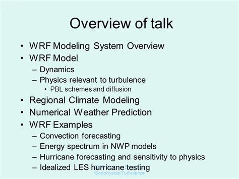 Regional Scale Modeling And Numerical Weather Prediction Ppt Video