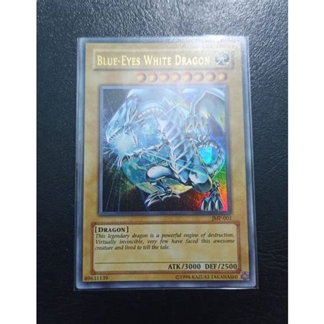 Thẻ bài Yugioh Blue Eyes White Dragon JMP Ultra Rare Shopee Việt Nam