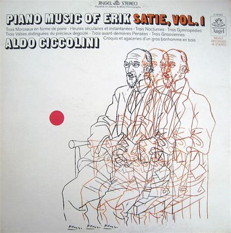 Piano Music Of Erik Satie Vol 1 By Aldo Ciccolini Album