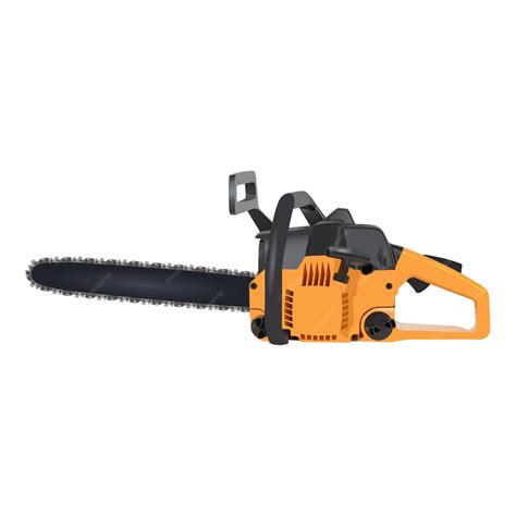 Premium Vector Chainsaw For Cutting Wood Vector