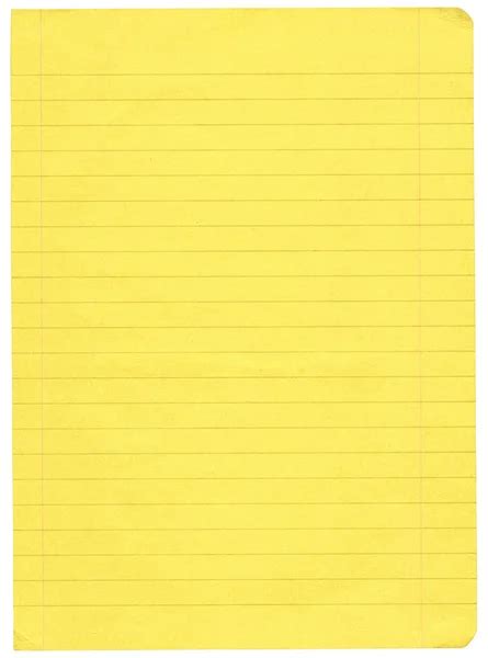 Yellow Lined Paper — Stock Photo © Yoka66 2246555