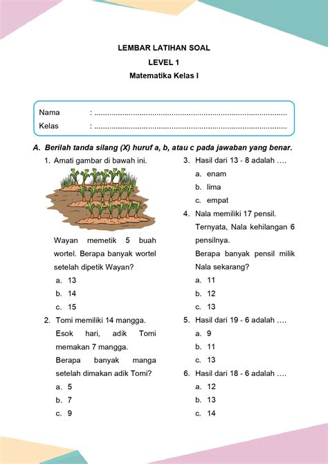 Latihan Soal Matematika Kelas Bab Daring Nur Hidayah Press