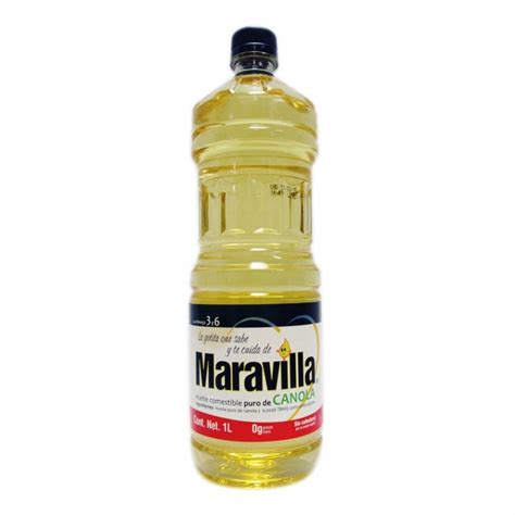 Aceite Puro De Canola Maravilla 1 L Walmart