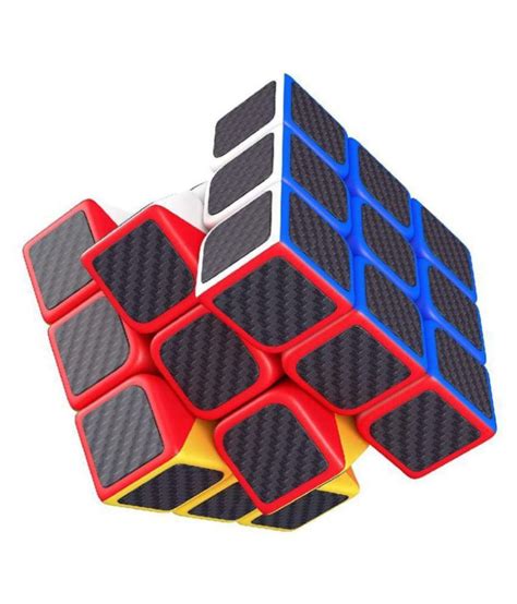 Tamboora High Speed Carbon Fiber Sticker 3x3 Colors Magic Rubik Cube