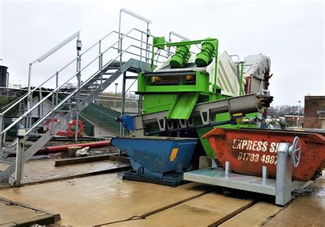 Smax Sludge Screen At Thames Water Wantage England Cde Projects Cde