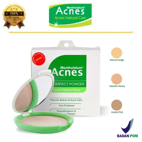 Acnes Compact Powder Absorb Sebum Acne Care Bedak Padat Kulit