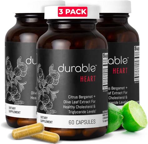 Durable Heart 1 000 Mg Extra Strength Bergamonte Citrus