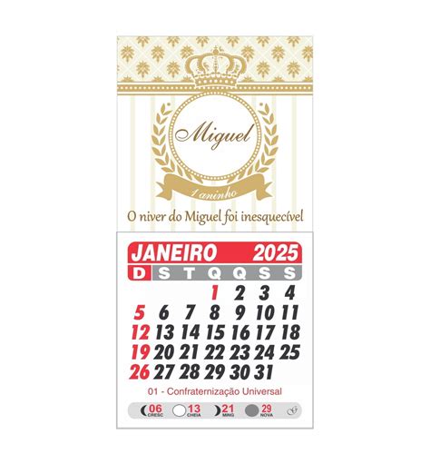 Calendario M Nascimento Realeza Elo