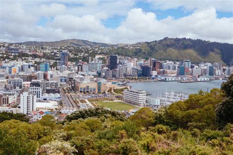 Wellington Skyline In New Zealand Stock Image Image Of Nature