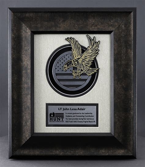 Framed American Eagle Wall Plaque Award Asap Awards