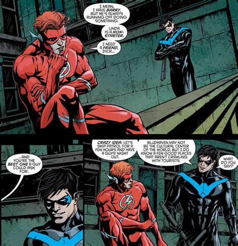 Nightwing 21s Wally West Team Up Is A Much Needed Blast From The Past