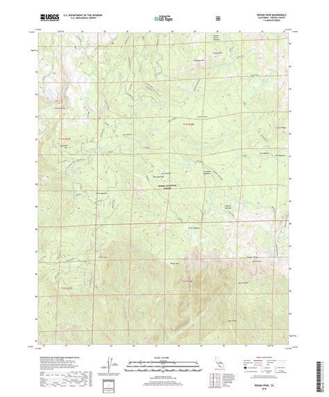 Mytopo Rough Spur California Usgs Quad Topo Map