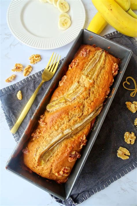 Das beste Rezept für Bananenbrot mit Walnüssen Sheepysbakery