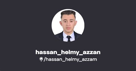 Hassan Helmy Azzam Instagram Facebook Linktree