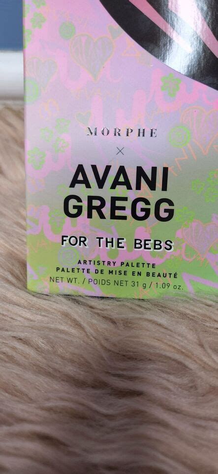 Nib Morphe Avani Gregg For The Bebs Artistry Palette Ebay