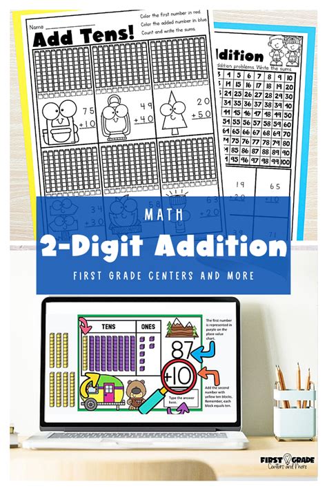 Commutative Property Of Addition In First Grade First Grade Centers And More