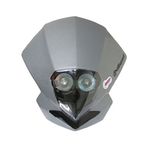 Aw Motorcycle Parts Headlight Dual Emx Silver