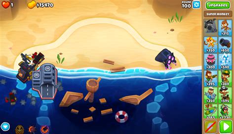 Off the Coast CHIMPS with only 3 towers! : r/btd6