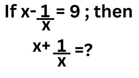 Nice Algebra Problem Olympiad Math Question You Should Be Able To