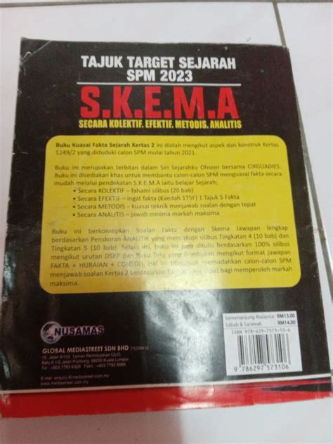 Urgent Sell Free Skema Nota Ting 4 Ting 5 Hobbies Toys Books