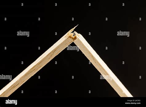 Broken Stick Useful For Concept Of Stress Stock Photo Alamy