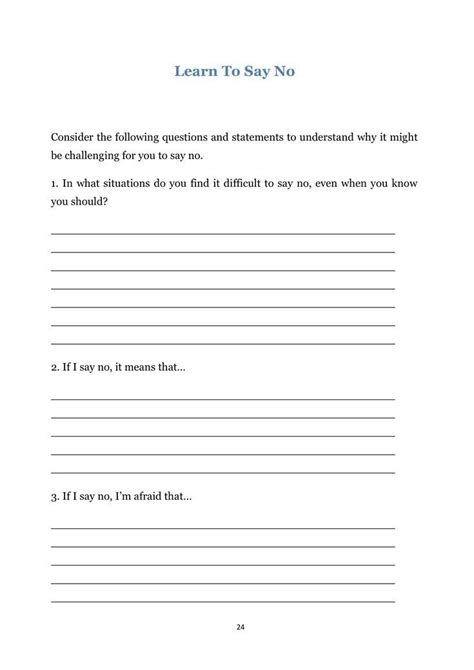 Stop People Pleasing And Set Boundaries Worksheets Boundaries Worksheet Therapy Worksheets