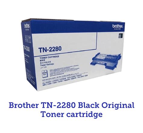 ถูกแท้จ้า 🔥sale🔥brother Tn 2280 Black Original Toner Cartridge Th